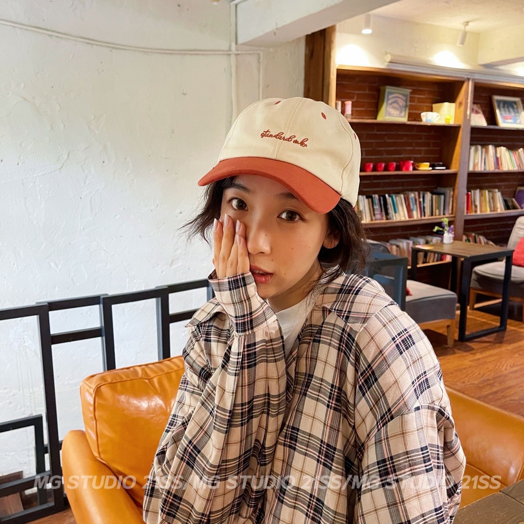 Mũ lưỡi trai MG STUDIO họa tiết thêu 3 màu