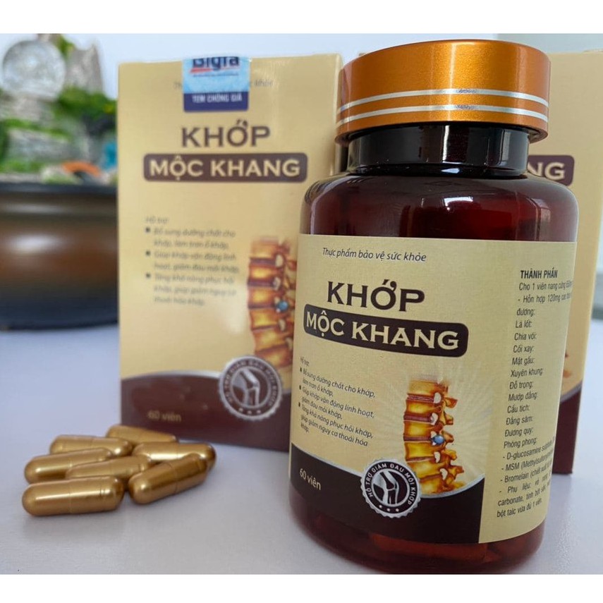 Khớp Mộc Khang - Hỗ trợ đau nhức xương khớp, viêm khớp, khô khớp, gai khớp