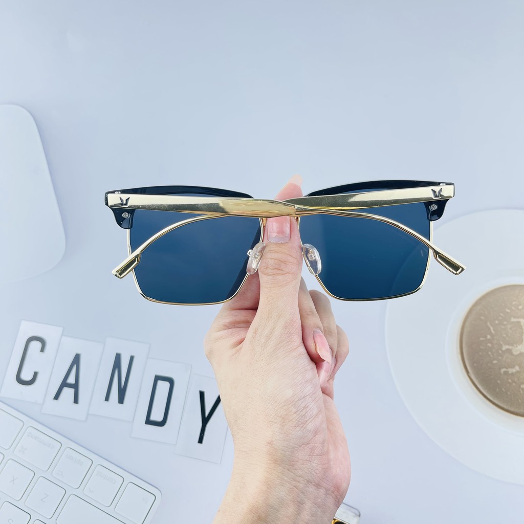 Kính mát vuông thời trang nam nữ 2017