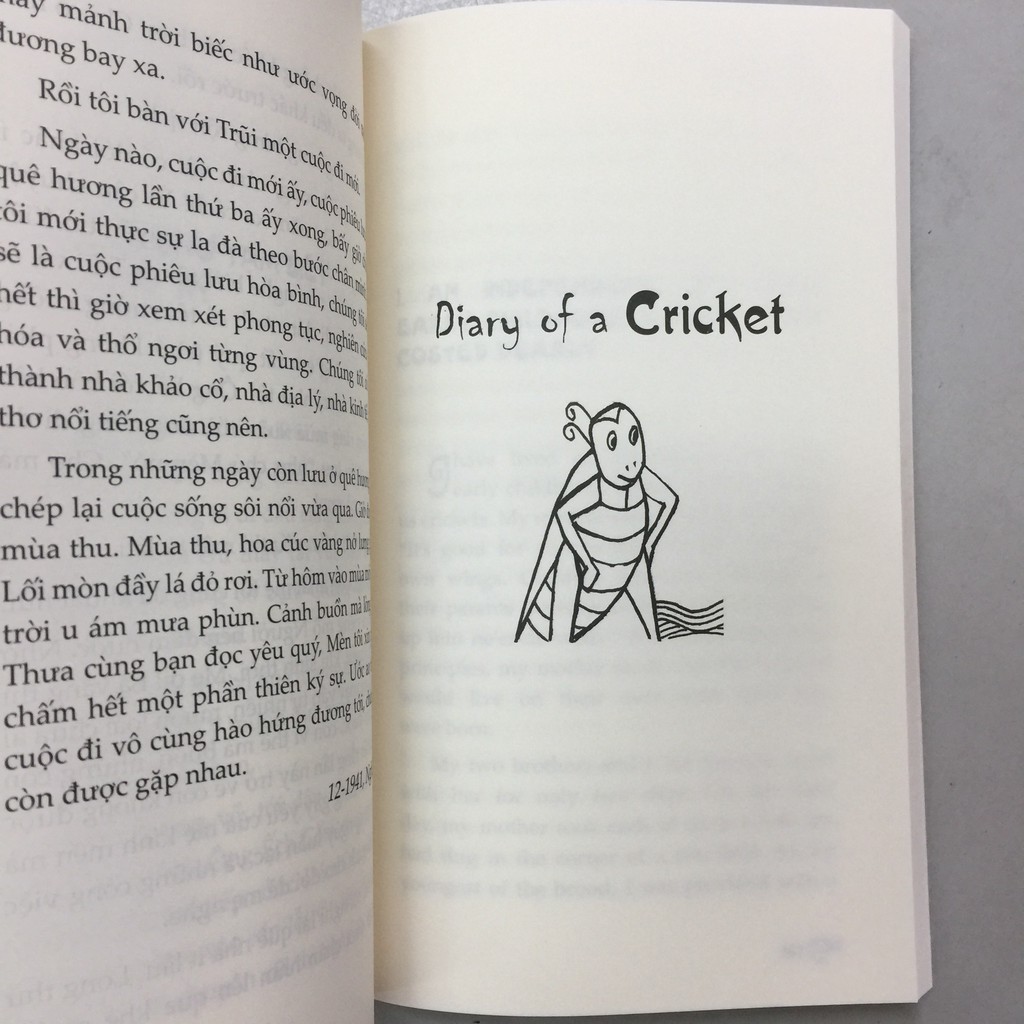 Sách - Dế Mèn Phiêu Lưu Ký - Diary Of A Cricket (Tái Bản 2020) - Ấn Bản Kỉ Niệm 100 Năm Ngày Sinh Nhà Văn Tô Hoài