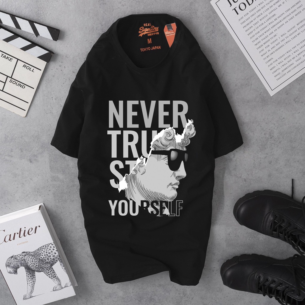 (aothunsn) Áo thun Never trust yourself