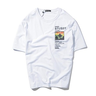 Áo thun tay lỡ in STUSSY thương hiệu LeeZa  / áo chực chất
