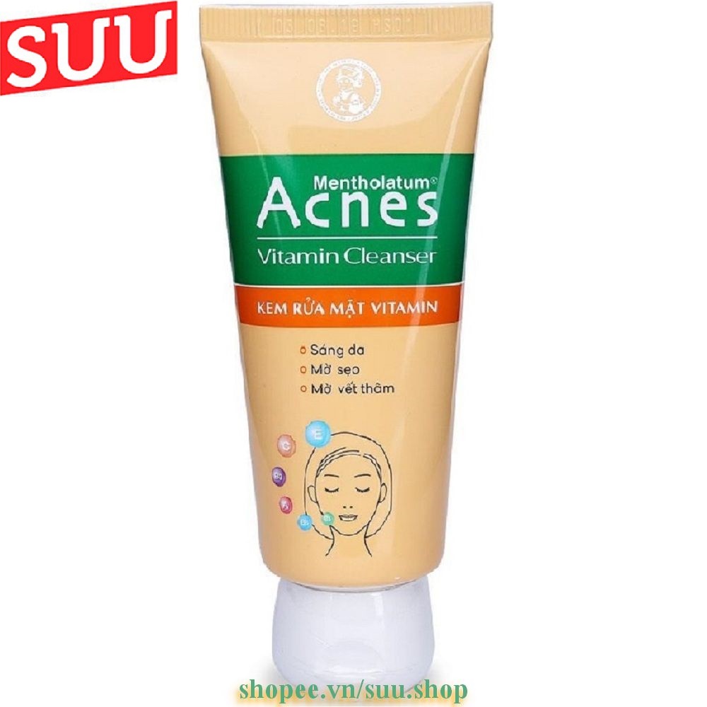 Kem rửa mặt Acnes  50g sáng da mờ sẹo và vết thâm suu.shop cam kết 100% chính hãng
