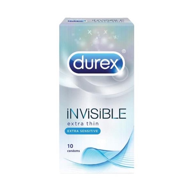 Bao Cao Su Vô Hình Durex Invisible hộp 10 cái