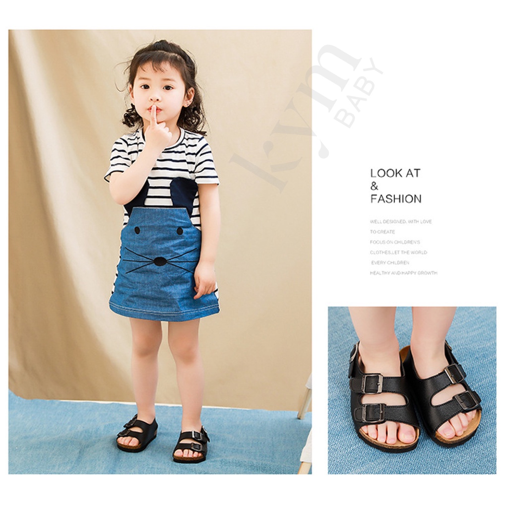 [FORM ĐẶC BIỆT XEM KỸ BẢNG SIZE] Giày sandal Khóa vuông cho bé G781