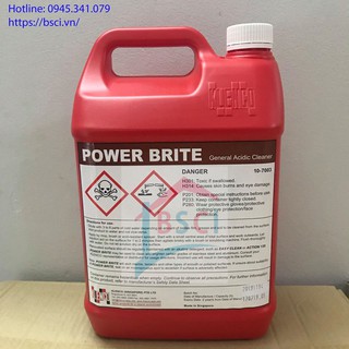 Hóa chất tẩy cặn vôi, can xi Power Brite