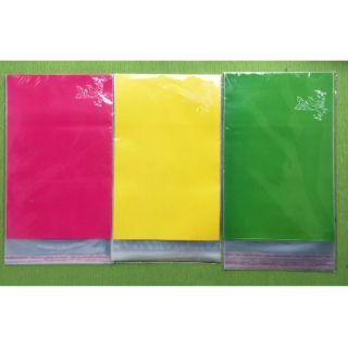 Bao tập mầu lồng kiếng có keo( đủ mầu)