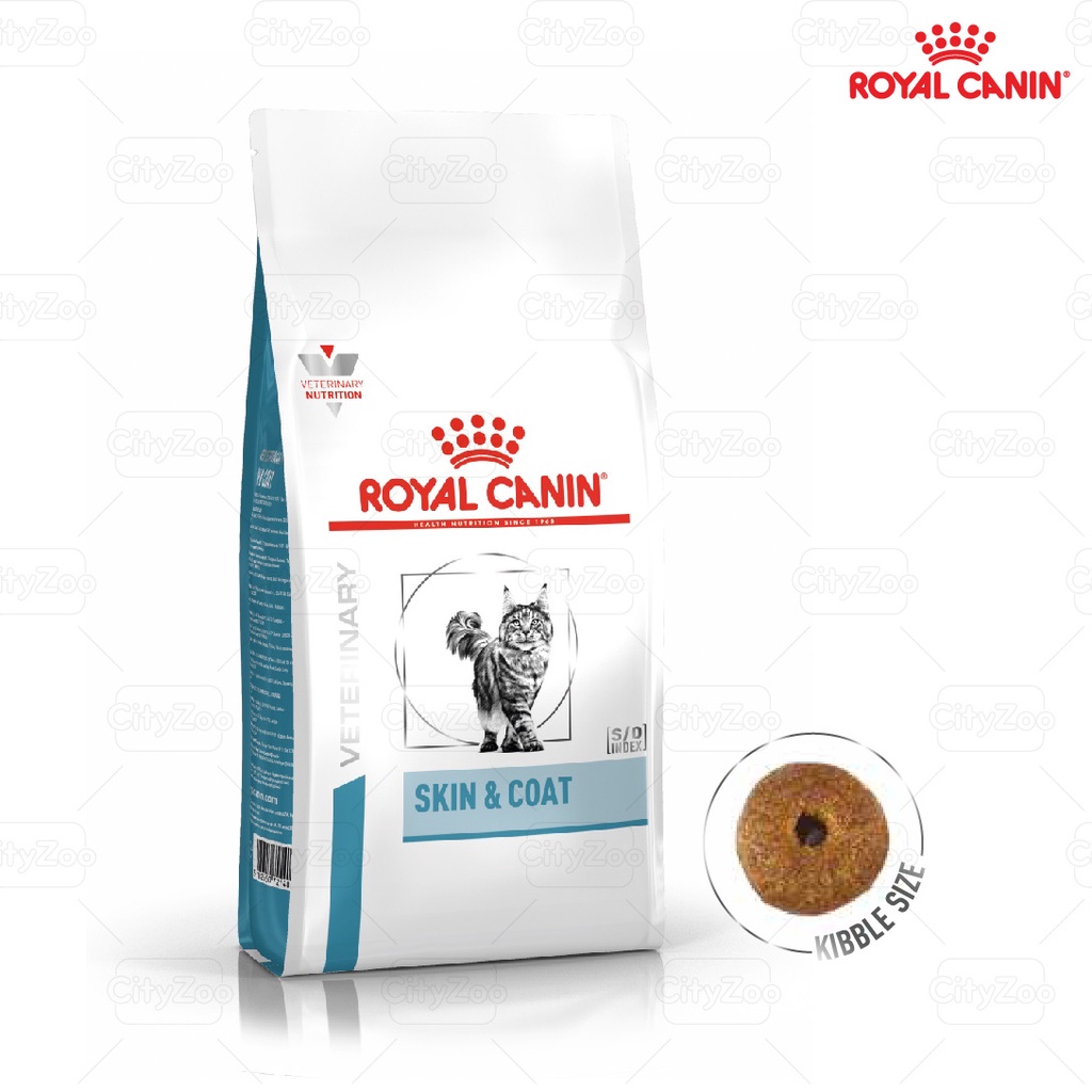 Thức Ăn Hạt Khô Hỗ Trợ Điều Trị Viêm Da Rụng Lông Cho Mèo ROYAL CANIN SKIN & COAT CAT DRY FOOD 1.5kg