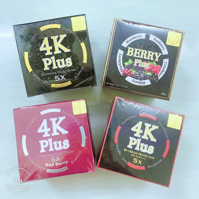 01 Hũ Kem 4K PLUS Hũ To 20gram Chính Hãng Thái Lan