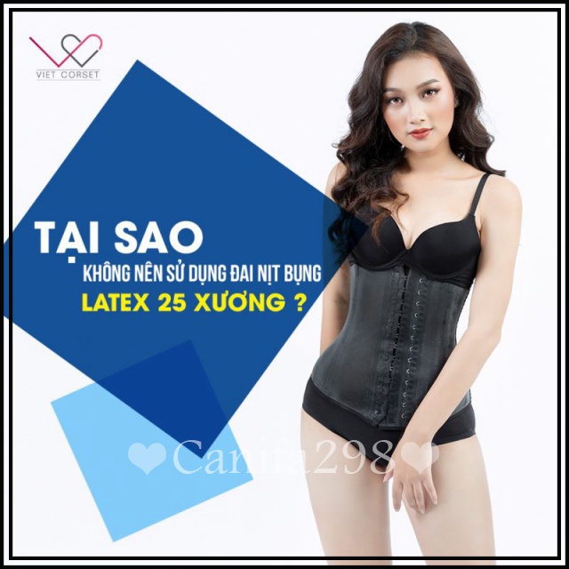 Đai nịt bụng latex 25 xương mã 25G