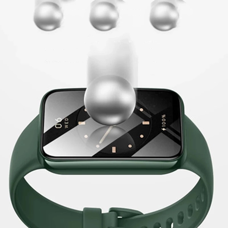 Vỏ PC và kính cường lực JANSIN bảo vệ màn hình cho Xiaomi Mi Band 7 Pro Xiaomi Mi Band 7 Pro mi band 7 Pro