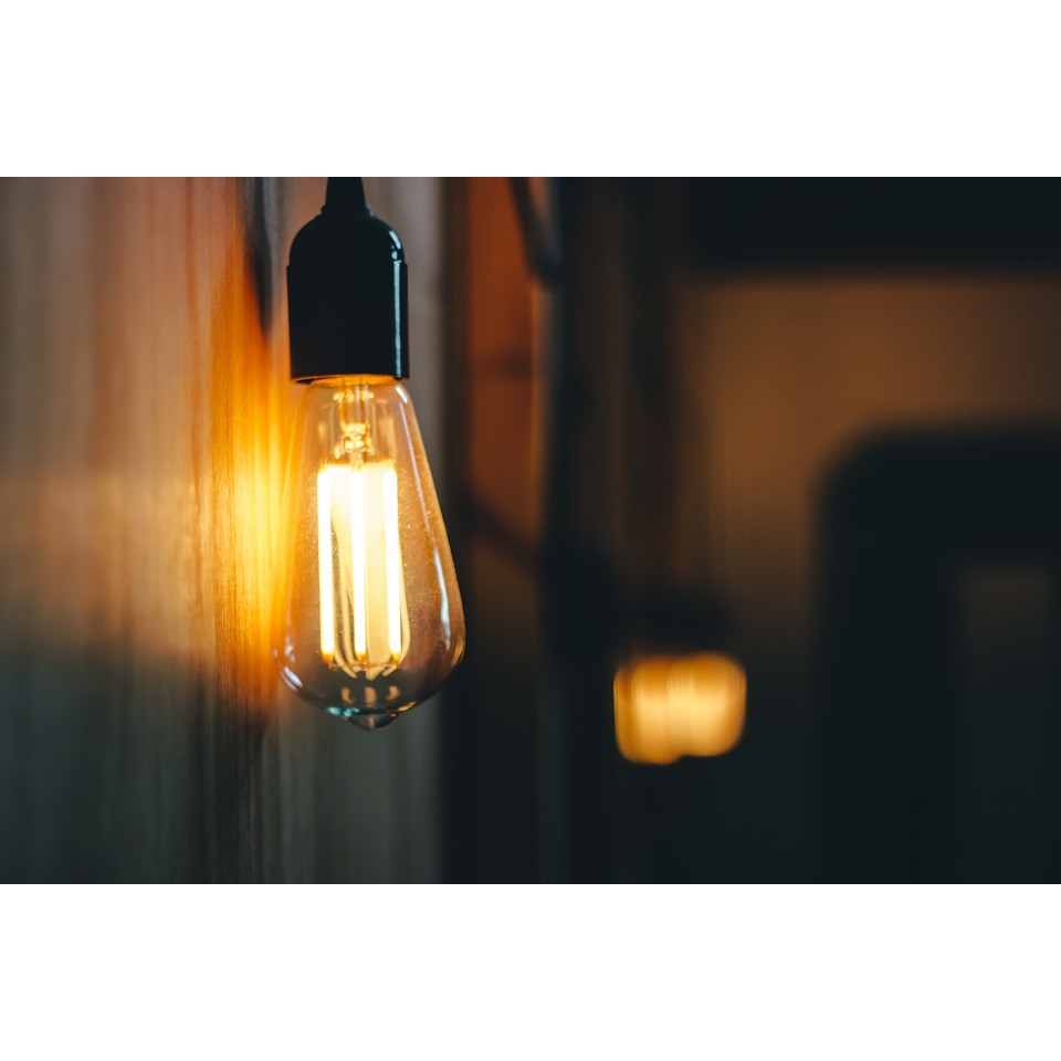 BÓNG LED EDISON ST64 - 4W - ĐUI E27 - ÁNH SÁNG