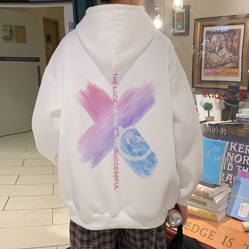 Áo Hoodie Nhung Dáng Rộng Thời Trang Cá Tính Dành Cho Nam Và Nữ