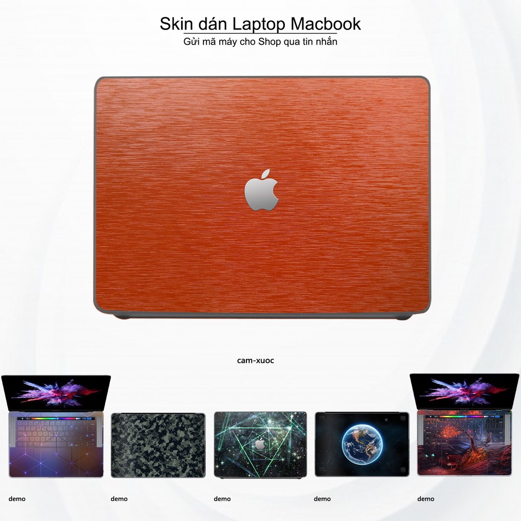 Skin dán Macbook mẫu Aluminum Chrome cam xước (đã cắt sẵn, inbox mã máy cho shop)