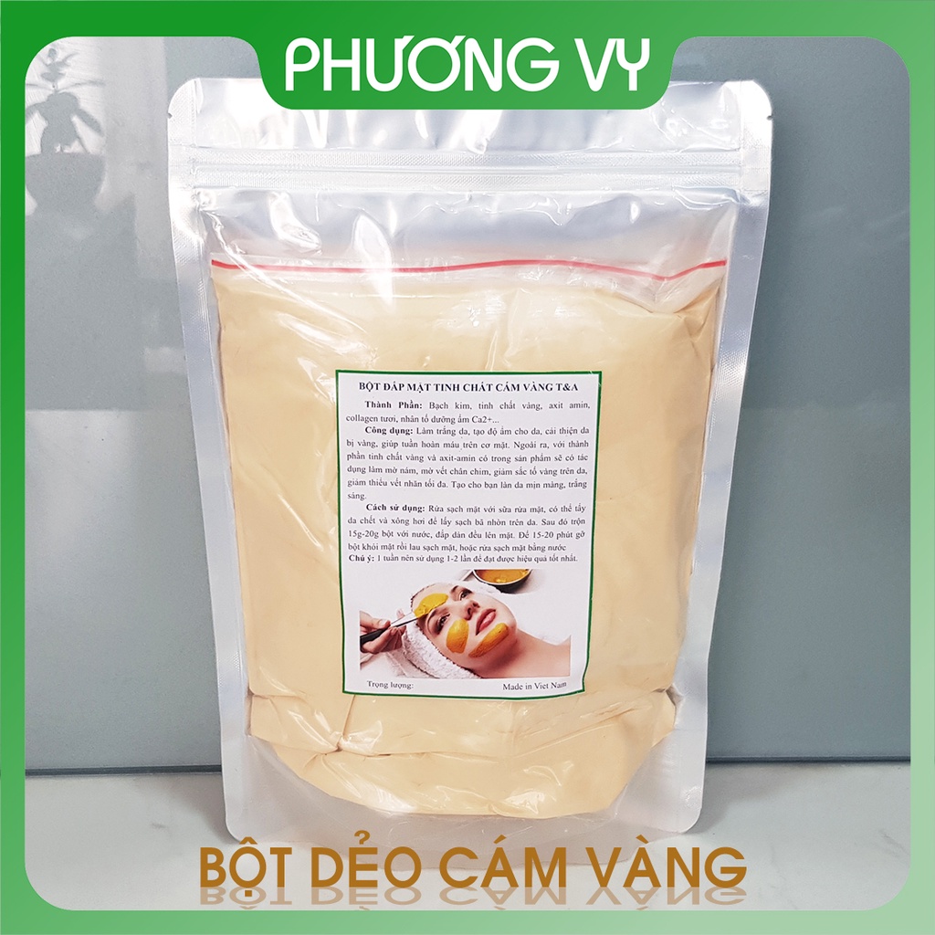 1000g BỘT ĐẮP MẶT TÍNH CHẤT CÁM VÀNG
