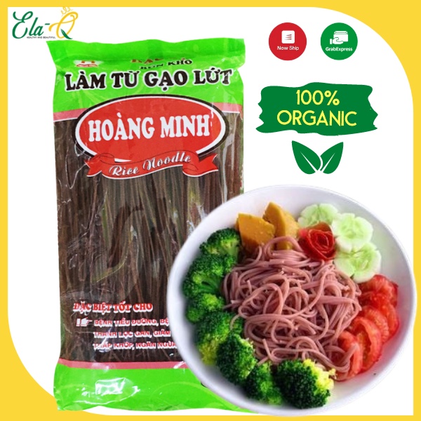 Bún gạo lứt truyền thống 100% gạo lứt tốt cho sức khỏe -  cho người ăn kiêng, giảm cân, tiểu đường, eat cleant healthy