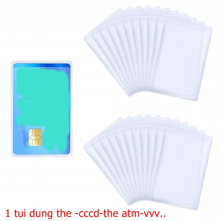 combo 10 túi bọc thẻ ATM-CCCD-vvv...