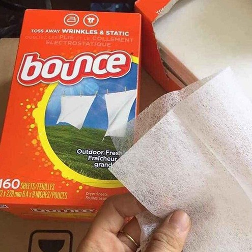 [ Tách lẻ ] Giấy thơm quần áo Bounce Mỹ , Paper Local Brand Lưu Hương Lâu 160 Tờ By TUN SHOP