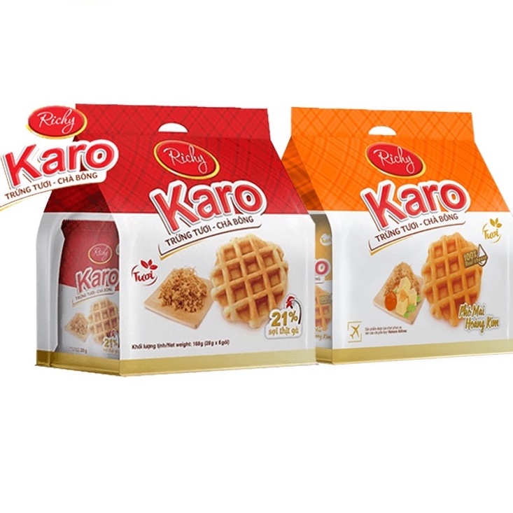 Bánh Karo trứng tươi-chà bông
