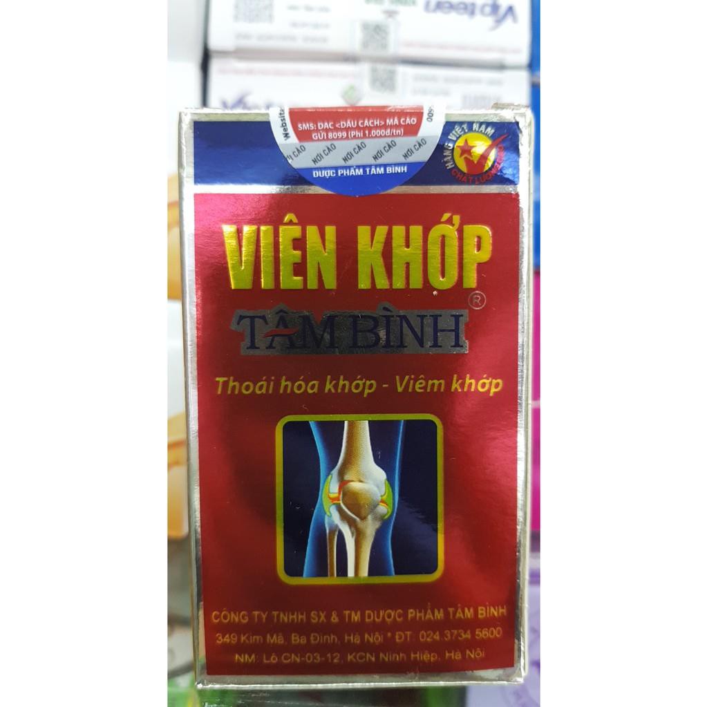 viên khớp tâm bình lọ 60 viên