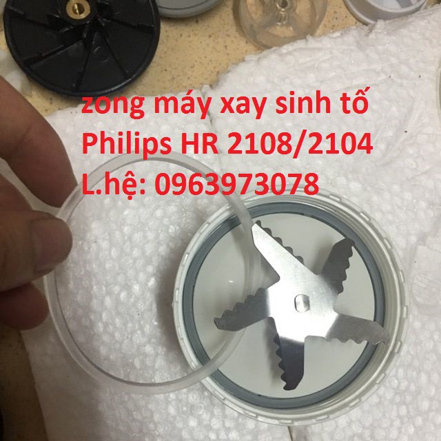 [Mã ELHA22 giảm 5% đơn 300K] Ron/Gioăng máy xay philip hr 2108 hr2104