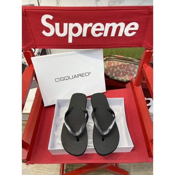 Dép xỏ ngón DSQ.2 vân đen FULLBOX💥HÀNG 1:1💥Dép tông DS.Q cao su đúc nhập khẩu-Siêu bền New
