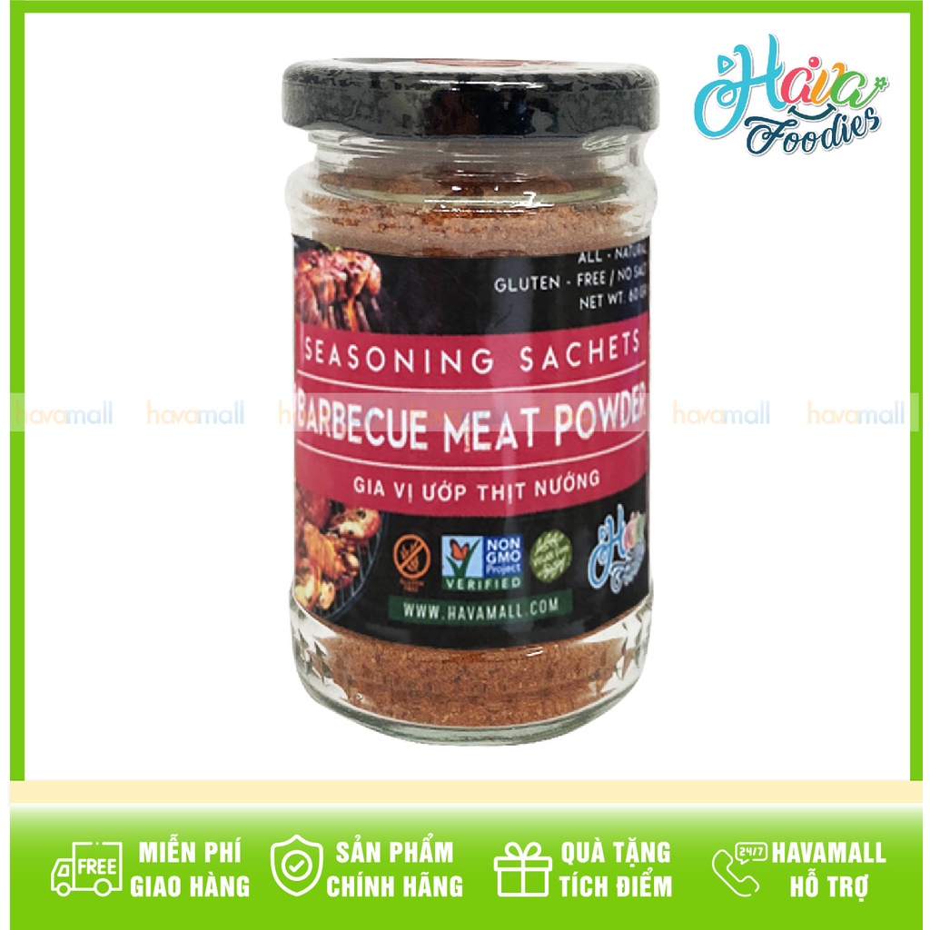 [HÀNG CHÍNH HÃNG] Bột Gia Vị Ướp Thịt Nướng BBQ - Barbecue Meat Powder