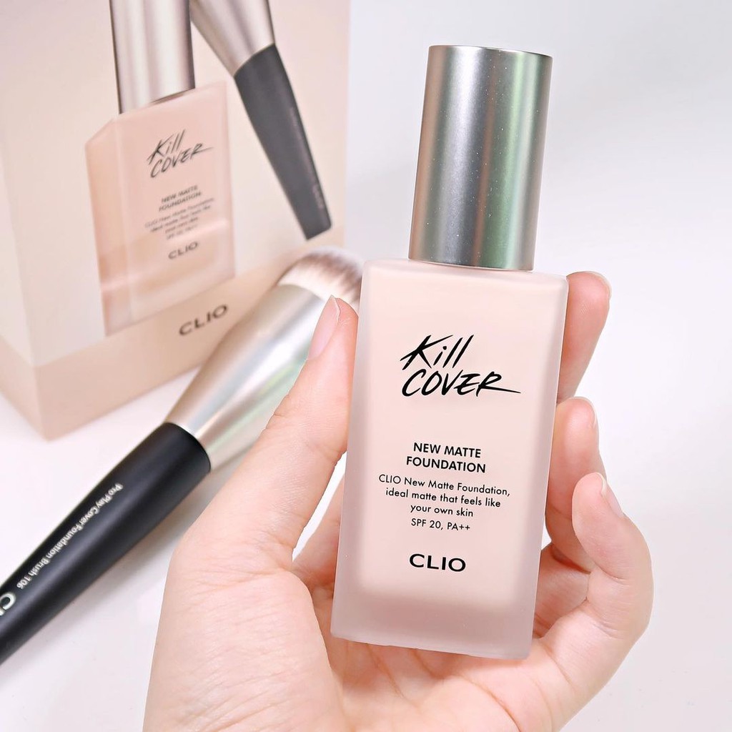 (Auth-Bill) Kem nền Clio Kill Cover Glow Foundation Tone 21 - 15g