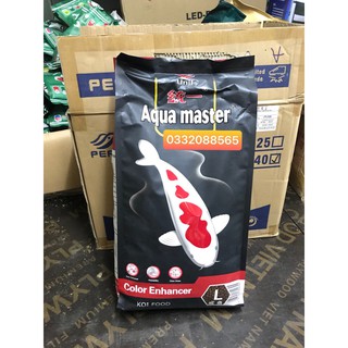 2 bao cám cá koi cao cấp- thức ăn cá koi aquamaster - thức ăn tăng trưởng, lên màu cho cá Koi bao 5kg