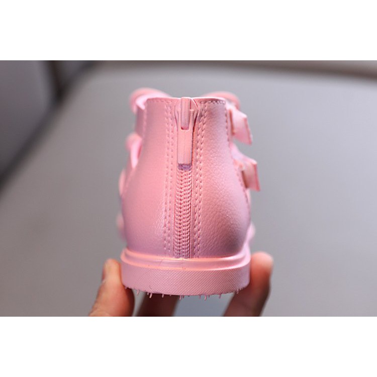 Giày sandal bé gái dây kéo