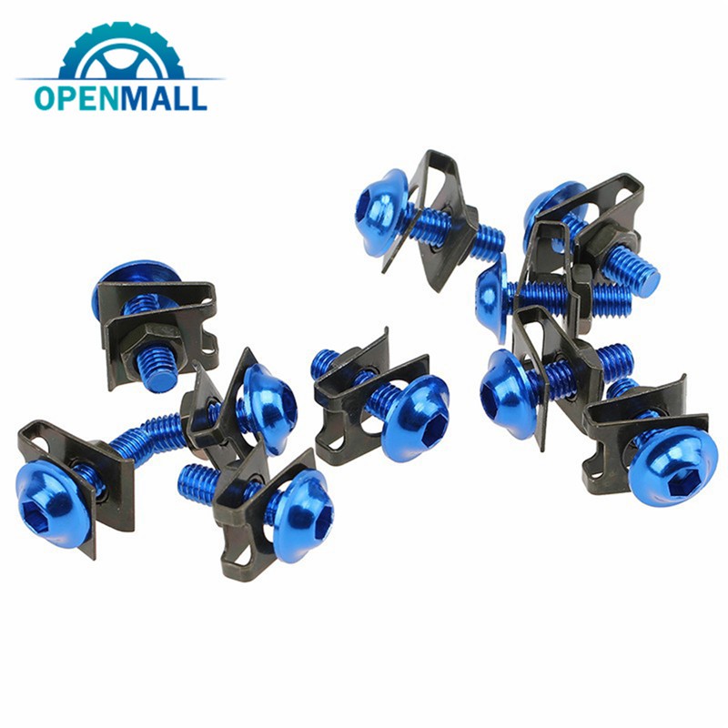 Set 10 ốc vít 6mm chuyên dụng cho xe máy