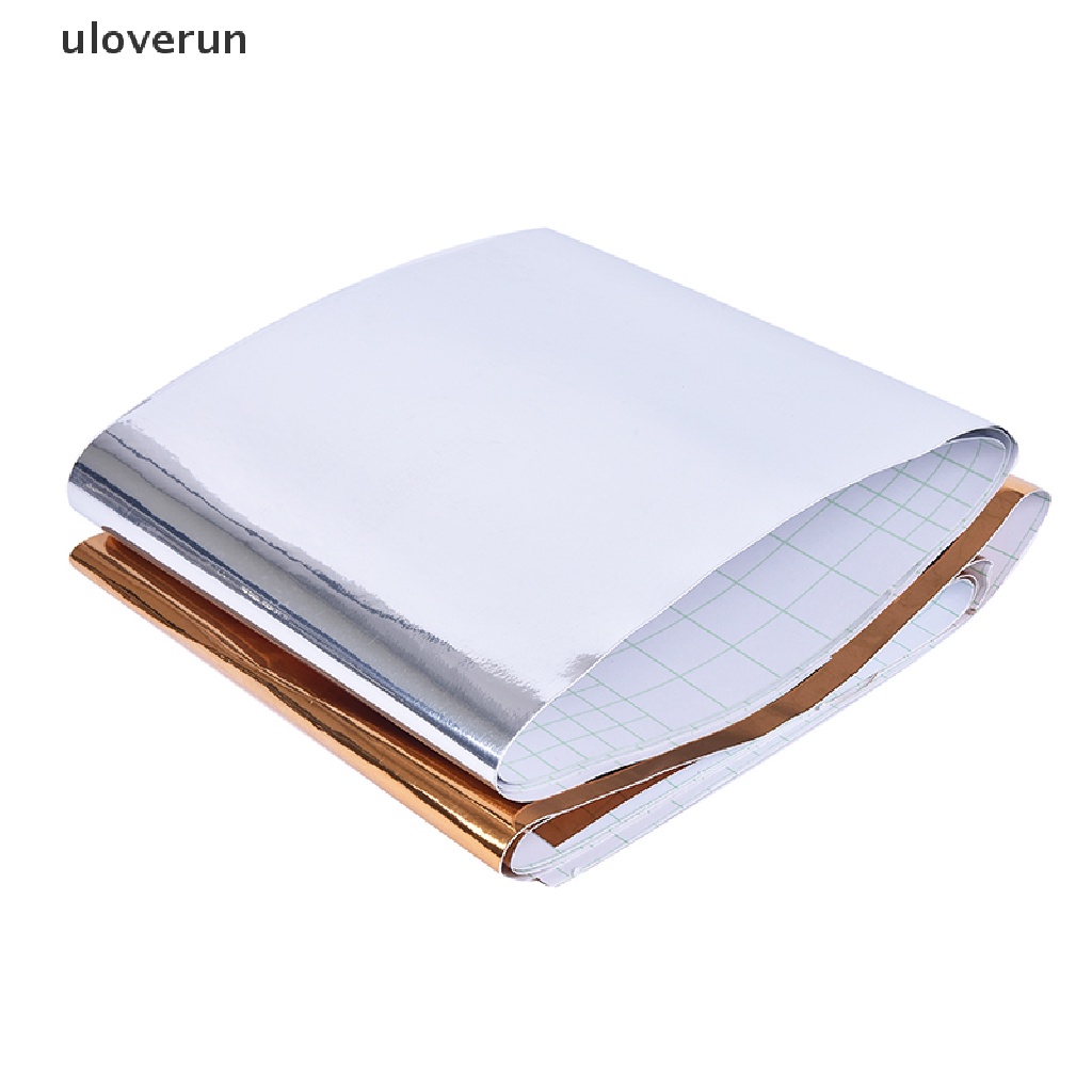 Miếng Dán Trang Trí Gương Chiếu Hậu Xe Hơi Bằng Chất Liệu Vinyl Phối Lá Chrome