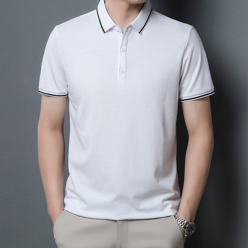 Áo thun POLO viền vải cotton siêu mát