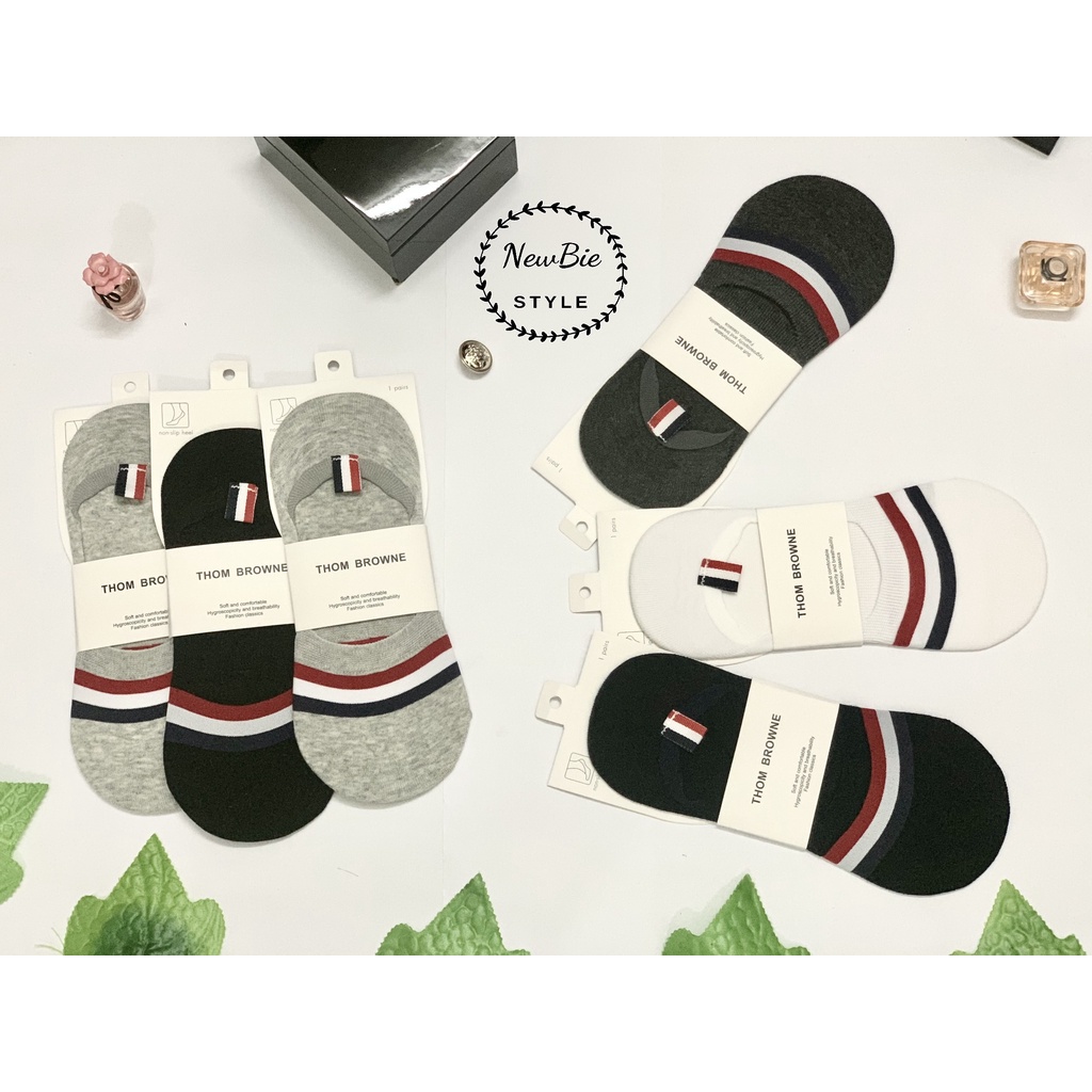 Tất vớ giày lười nam nữ cao cấp đẹp vải cotton co giãn 4 chiều cao cấp thoáng khí chống mùi hôi chân