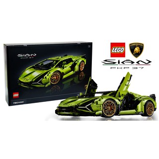 42115 Đồ chơi lắp ráp Iego Technic Lamborghini Sián FKP 37 -  Siêu xe xanh lá