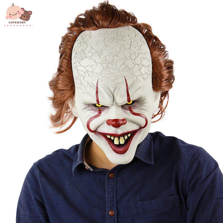 Mặt Nạ Hóa Trang Halloween Hình Chú Hề Joker Độc Đáo