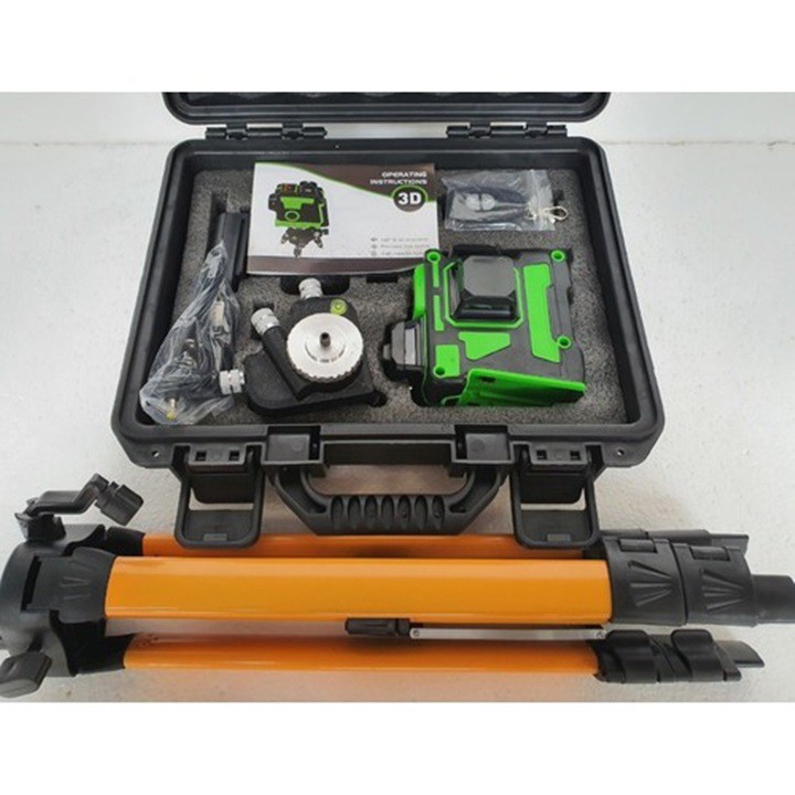 Máy Cân Mực NAKAWA tia laser 3D -12 Tia tia xanh cao cấp - LS12X Chính hãng
