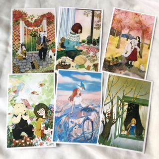 Postcard cô gái bán lẻ (theo tờ) (1)