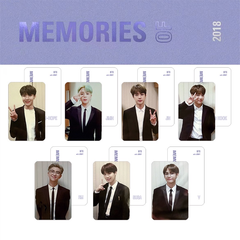 Photocard nhóm nhạc BTS - photo card BTS  - BTS memories các năm - hàng unoff