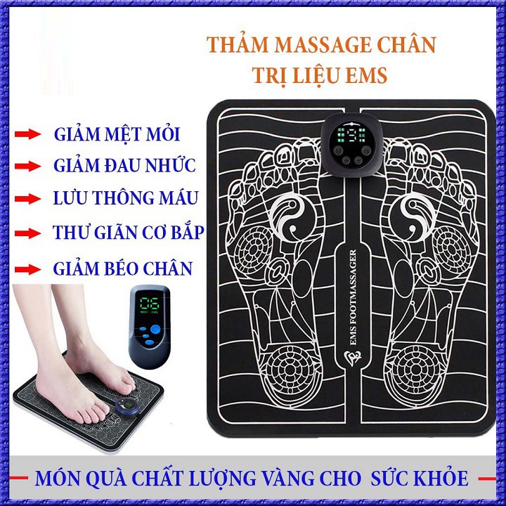 Máy Massage xung điện 💖𝑭𝑹𝑬𝑬𝑺𝑯𝑰𝑷💖 Máy massage chân giúp lưu thông mạch máu, giảm tê chân