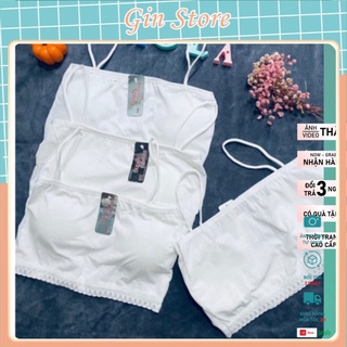 Áo Lót Bra Ống 2 Dây. Áo Lá Cho Học Sinh Sinh Viên Có Mút Tháo Rời Được.