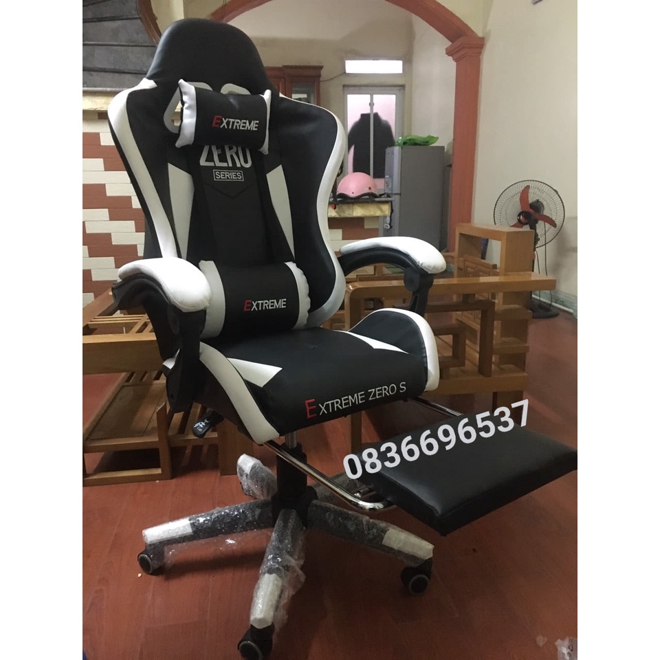 Ghế Gaming Extreme Zero S có gác chân - Ghế học tập, làm việc, chơi game