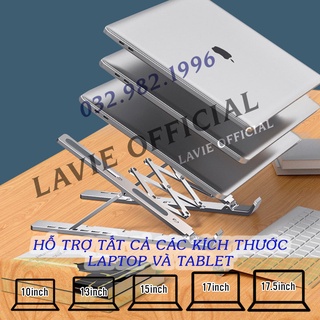 Giá Đỡ Laptop Máy Tính Xách Tay Hợp Kim Nhôm Sang Trọng Có Thể Gấp Gọn, Điều Chỉnh Chiều Cao Laptop stand