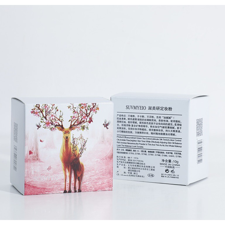 ❤️ Phấn Phủ Dạng Bột Kiềm Dầu Che Khuyết Điểm Hươu Xanh Milizhiwu ❤️-Y21-A8T3 | BigBuy360 - bigbuy360.vn