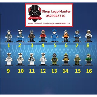 Xếp Hình Minifigures Army mô hình nhân vật Lính Hải Quân Trung Quốc - Navy PLA