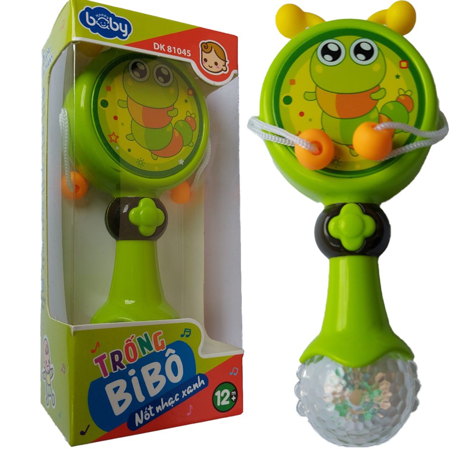 Đồ Chơi Trống Lúc Lắc, Lục Lạc Có Nhạc -DUKA TOYS , An Toàn Cho Trẻ
