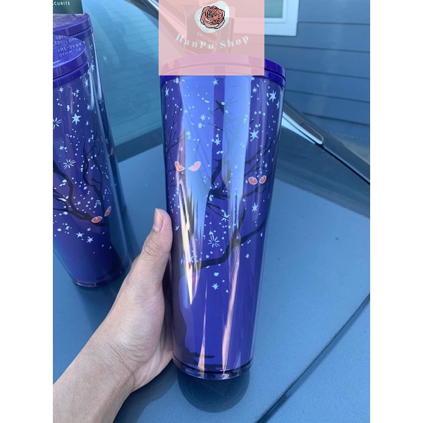 (Auth 1000%) Ly StarBucks Glow In The Dark Siêu Xịn, Ly Nước StarBucks Dạ Quang Trong Tối