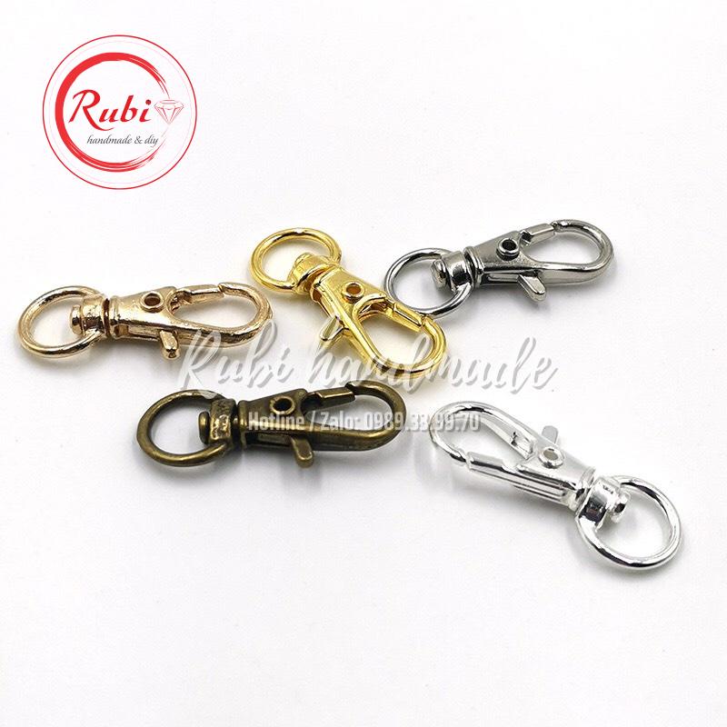 Móc Khóa Càng Cua Gắn Móc Chìa Khóa, Móc Dây Đeo Túi Xách Nhỏ, Làm Phụ Kiện Handmade