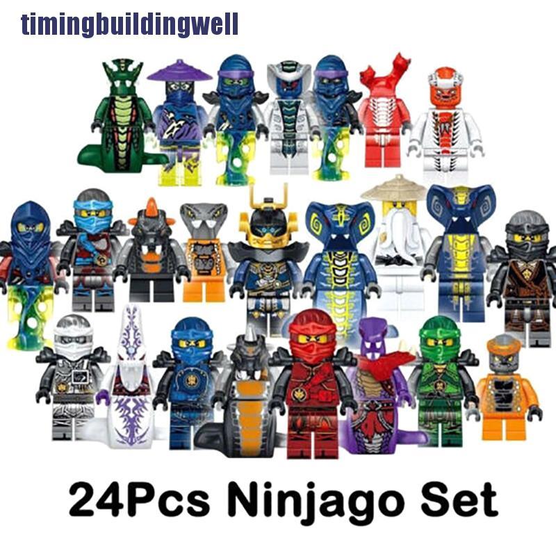 Set 24 Mô Hình Nhân Vật Phim Hoạt Hình Ninjago