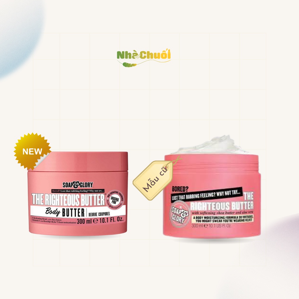 Bơ dưỡng thể Soap and Glory The Righteous Butter 300ml (BILL UK)